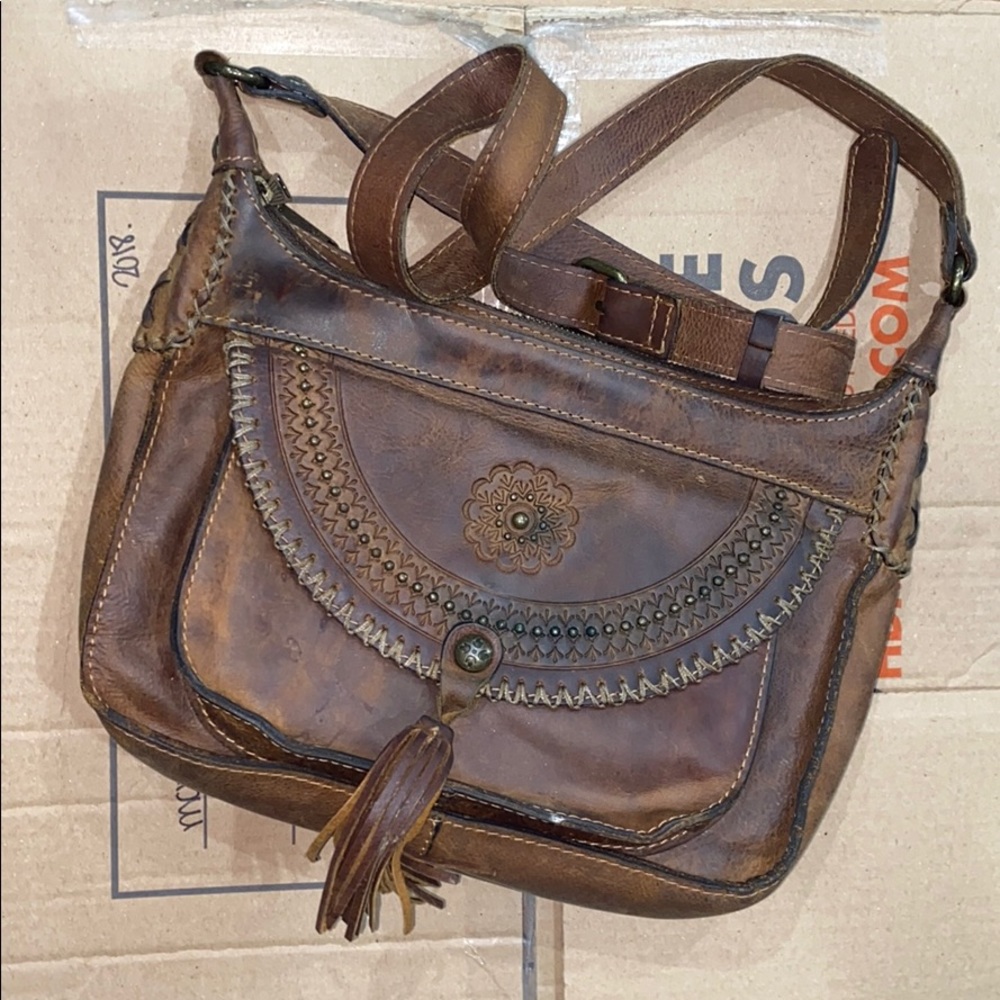 Patricia Nash Leather Shoulder Bag!